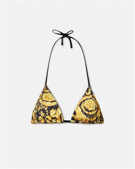 versace beachwear collection|Versace barocco bikini.